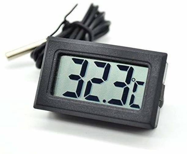 PIPER Mini LCD digital thermometer sensor wired for Room temperaure/fridges, Indoor Outdoor Portable Pocket LCD Electronic Temperature Meter Pop-up Kitchen Thermometer