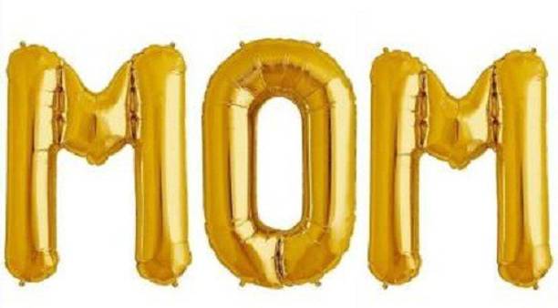 CC&S Solid "MOM" Decoration Letter Foil Balloon Letter Balloon