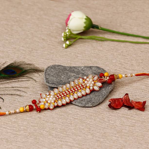 eCraftIndia Designer D781P6C6 Assorted Rakhi  Set