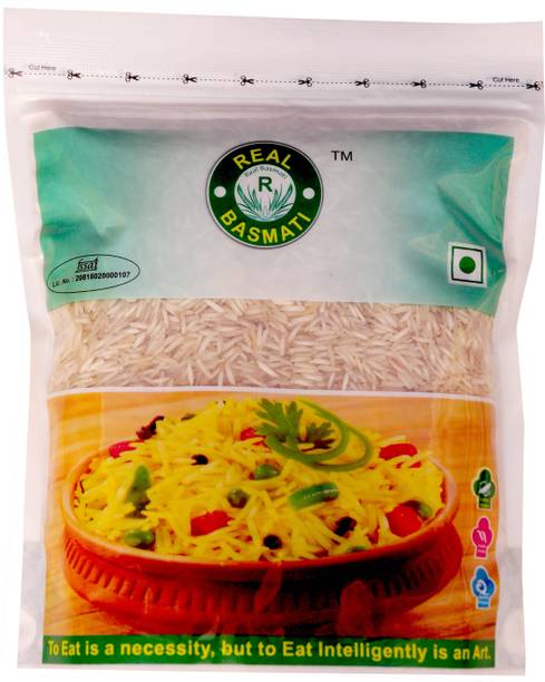 Real Basmati , 1121 Resort (Pack of 4) Basmati Rice (Long Grain, Steam)