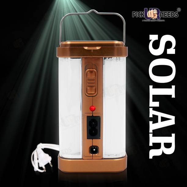 Make Ur Wish Solar Emergency Rechargeable home Light 4 Side Tube 10 hrs Lantern Emergency Light