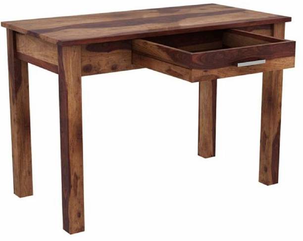 DEMIWALL Sheesham Writing/Study/Computer Table/Desk for Home/Office/Shop(1 Drawer) Solid Wood Study Table