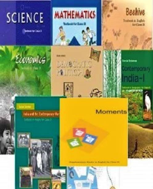 NCERT Books Set For Class 9 (English Medium) Set Of 8 Books Paperback 1 January 2019