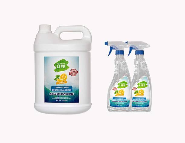 Natural Life Disinfectant Surface Sanitizer (Combo of 3)
