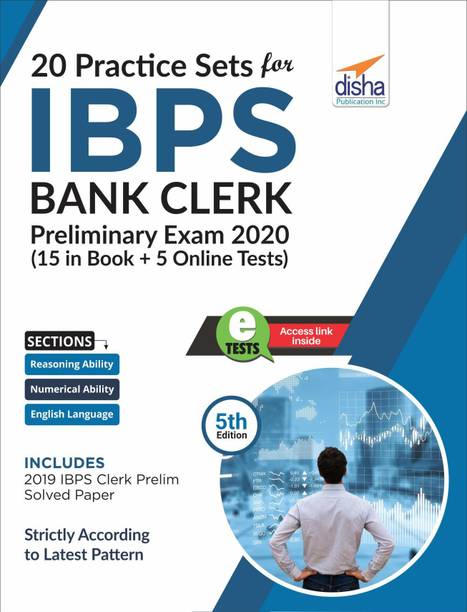 20 Practice Sets for Ibps Bank Clerk Preliminary Exam 2020 - 15 in Book + 5 Online Tests