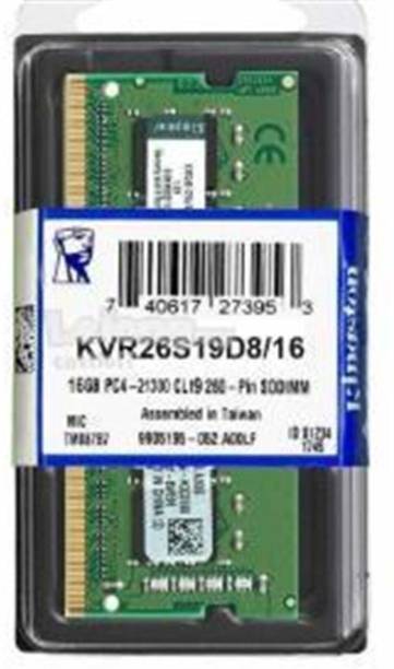 KINGSTON KVR26S19D8/16 DDR4 16 GB (Dual Channel) Laptop (KVR26S19D8/16)