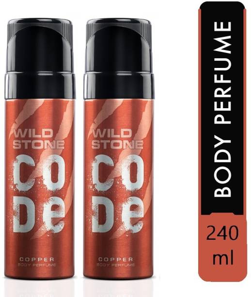 Wild Stone Code Copper - 120ml eac h - C2 Body Spray  -  For Men