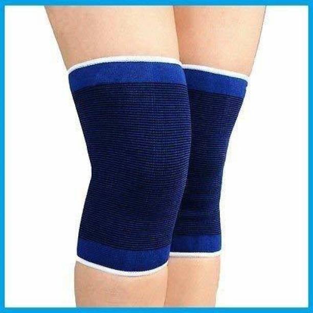 ExpressHub Blue Knee Support Protector for Men & Women Multi Use Sports Cricket, Badminton Knee Support