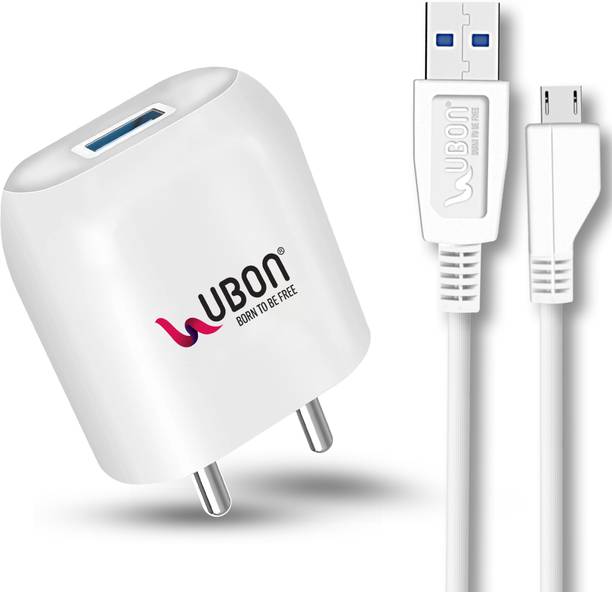 Ubon 7.5 W 2.4 A Mobile Charger with Detachable Cable