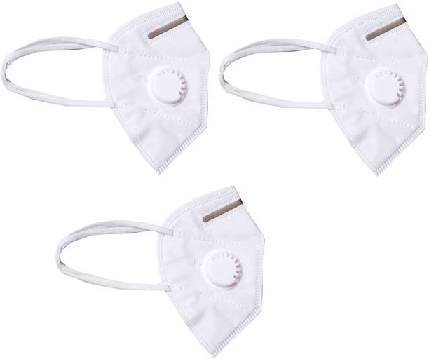 Shop & Shoppee KN95 with Respirator Filter Anti Infection Anti-Pollution Breathable Respiratory Face Mask(3 Pcs) SnSM30_KN95W3 Reusable, Washable