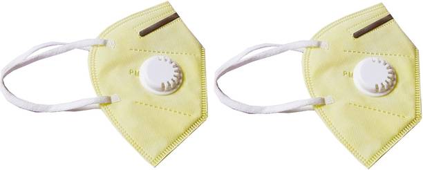 Shop & Shoppee KN95 with Respirator Filter Anti Infection Anti-Pollution Breathable Respiratory Face Mask-2 Mask SnSM30_KN95Cr2 Reusable, Washable