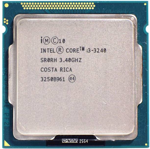 Intel i3 (3240) 3rd Gen Processor for H61 Chipset Motherboards & LGA Socket Type 1155 3.4 GHz LGA 1155 Socket 2 Cores Desktop Processor