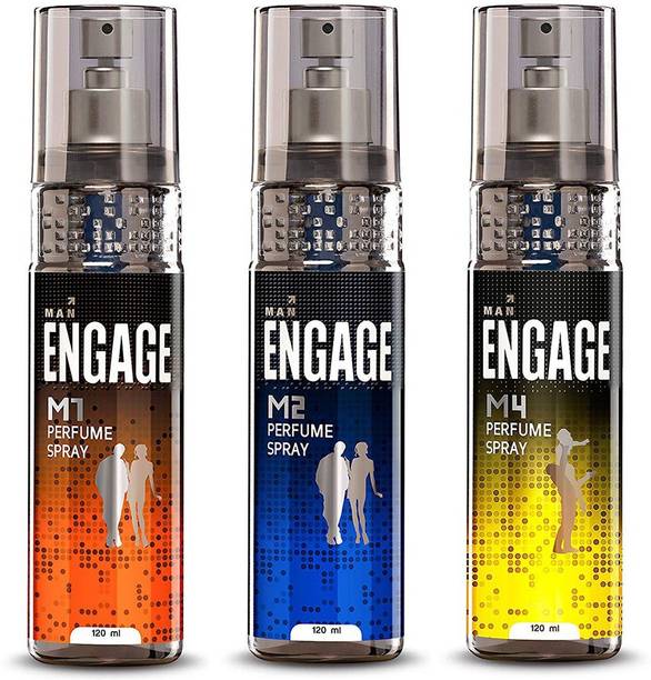 Engage Perfume M1, M2, M4 Perfume Body Spray  -  For Men