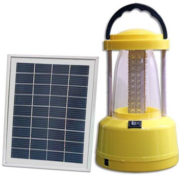 SOLAR UNIVERSE INDIA ABS Plastic Solar LED Lantern with Solar Panel, Electricity Charger & Mobile Charger 3 hrs Lantern Emergency Light