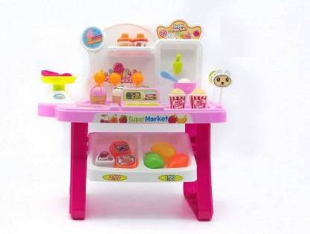 Aavkar creation Candy Cart Sweet Super Mini Market Shop Toy
