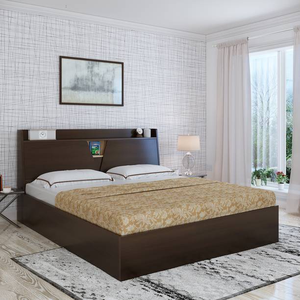Bharat Lifestyle Jakarta Engineered Wood King Box Bed