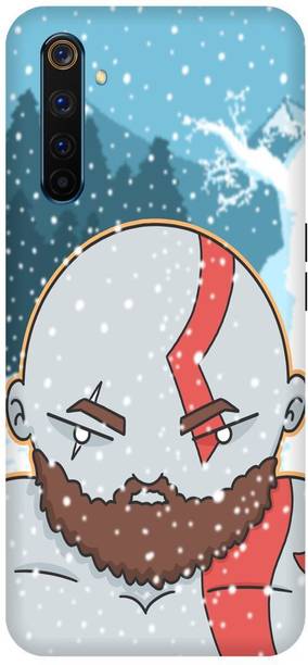 Bluvver Back Cover for Realme 6 Printed War,Kratos Back Cover