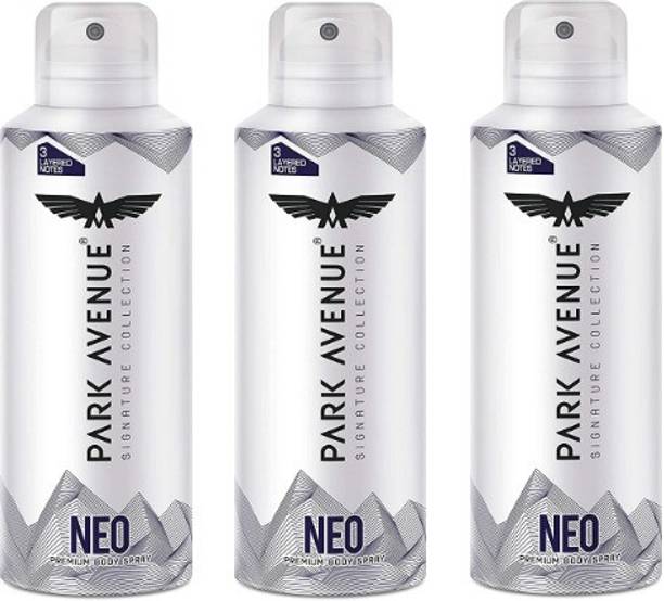 PARK AVENUE NEO - 150ml - N-03 Body Spray - For Men (450 ml, Pa