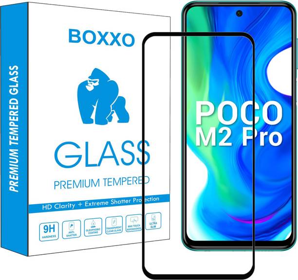 Boxxo Edge To Edge Tempered Glass for Poco M2 Pro