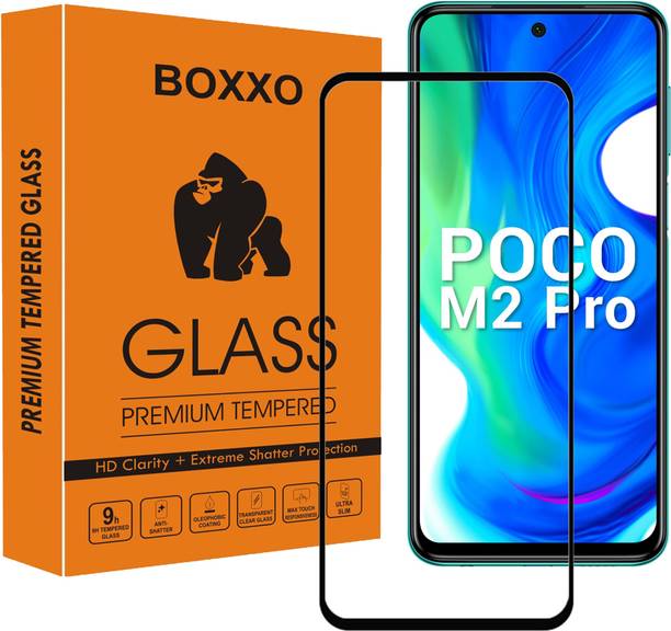 Boxxo Edge To Edge Tempered Glass for Poco M2 Pro