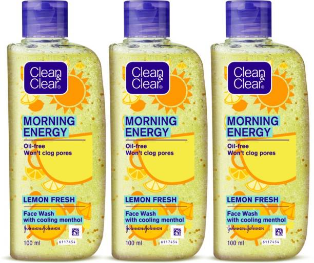 Clean & Clear Morning Energy Lemon Fresh Facewash Face Wash