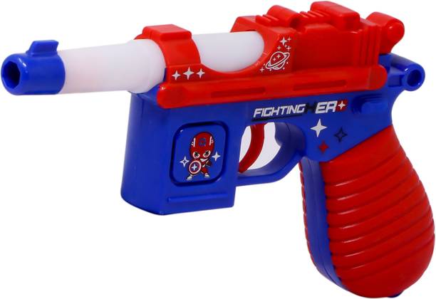 FIDDLERZ Projector Toy Gun with Realistic Sound, Telescope and Light Effect | Musical Toy Gun for Kids
