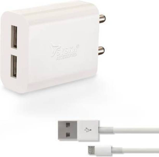 Syska 12 W 2.4 A Wall Charger for Mobile with Detachable Cable