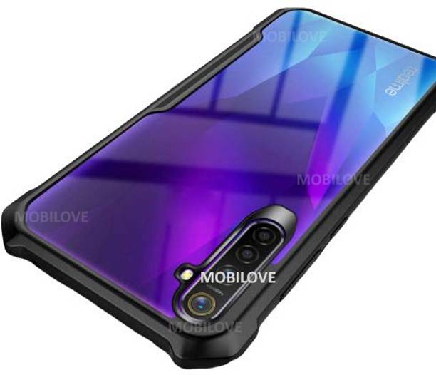 MOBILOVE Back Cover for Realme 6 | Four Corner Hybrid Soft PC Anti Clear Gel TPU Bumper Case