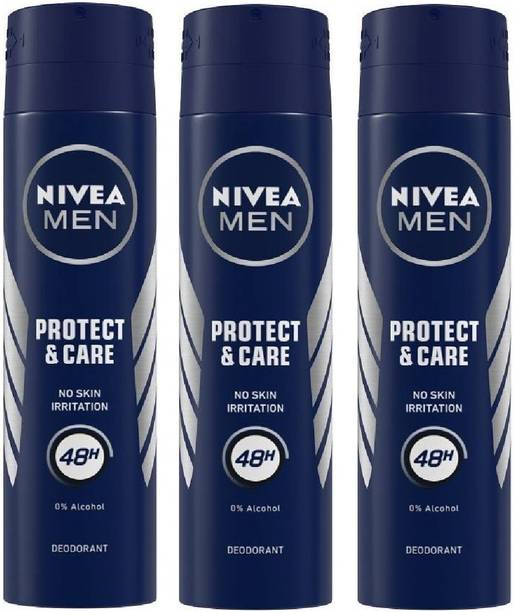NIVEA Deo for women 3 set of Protect And Care deo for women deo nivia deo for men Body Spray  -  For Men