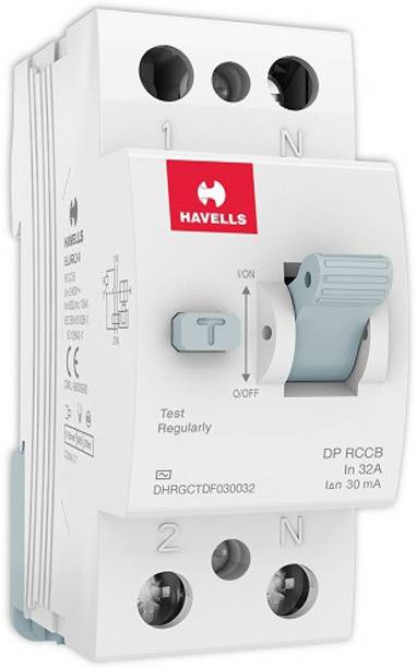 HAVELLS RCCB 'AC' Type DP DHRGCTDF030032-Pk1 MCB