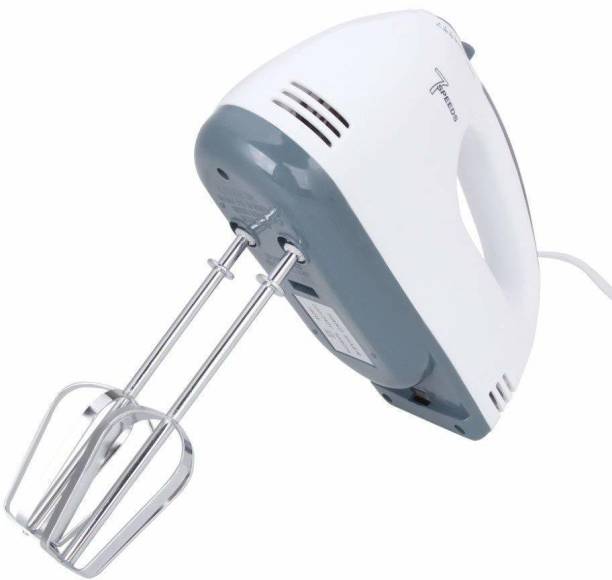 RAJIPO Super Electric Egg Bitter Hand Mixer to Make Cake, Pastry, Ice-Cream etc. with Stainless Steel Front bleds with 7 Speed Motor. 180 W Hand Blender