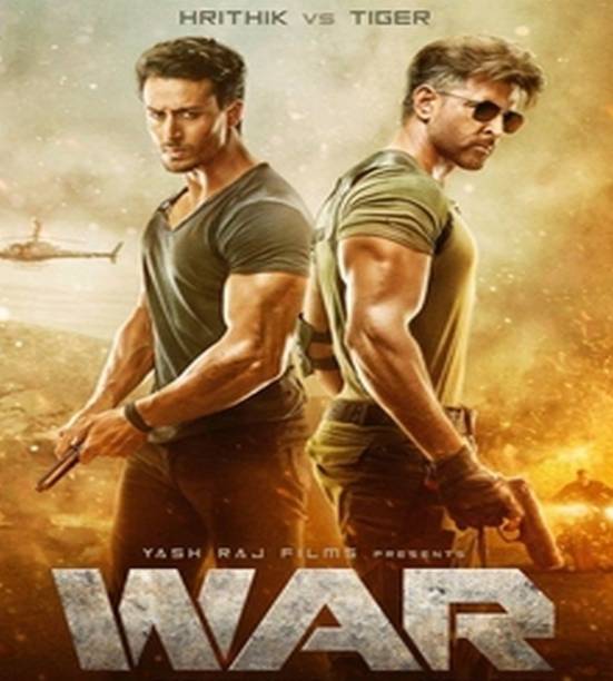 WAR (2019) clear HD print clear voice it's burn DATA DVD play only in computer or laptop not in DVD or CD player it’s not original without poster