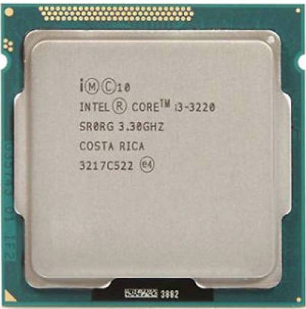 Intel i3 (3220) 3rd Generation Processor for H61 Motherboards 3.3 GHz LGA 1155 Socket 2 Cores Desktop Processor Silver