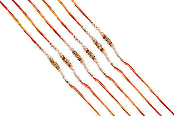SUNINOW Thread DCREATION10396 Mauli Thread Chawal Roli Pack, Rakhi  Set