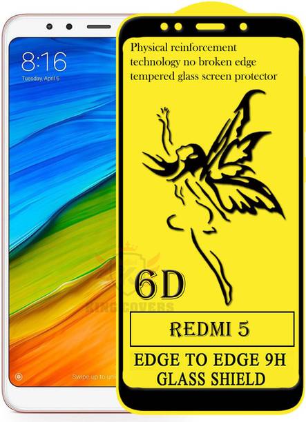 KING COVERS Edge To Edge Tempered Glass for Mi Redmi 5