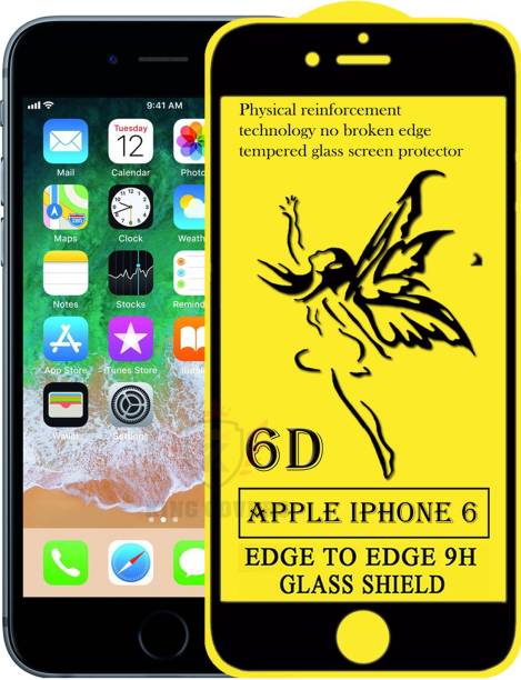 KING COVERS Edge To Edge Tempered Glass for Apple iPhone 6