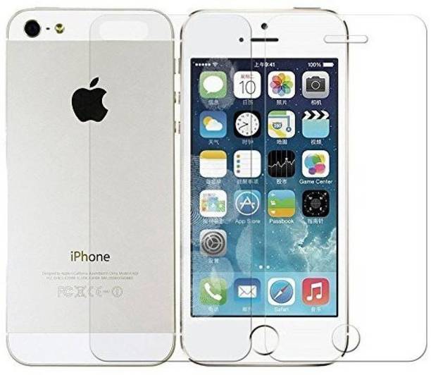 ELEF Front and Back Tempered Glass for Apple Iphone 5