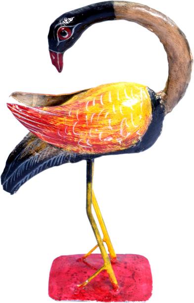 Global Art Traders Indian New Handmade Beautiful Painted Unique Bird Statue Home Décor Decorative Showpiece  -  28 cm