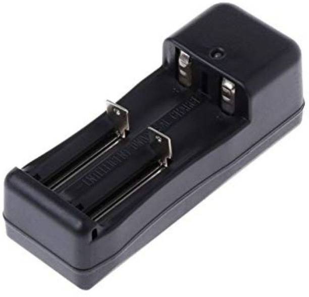 Ever Forever 18650/18490/18350/17670/17500/16340/14500/10400 (RCR 123) Dual Slot 3.7 V  Camera Battery Charger
