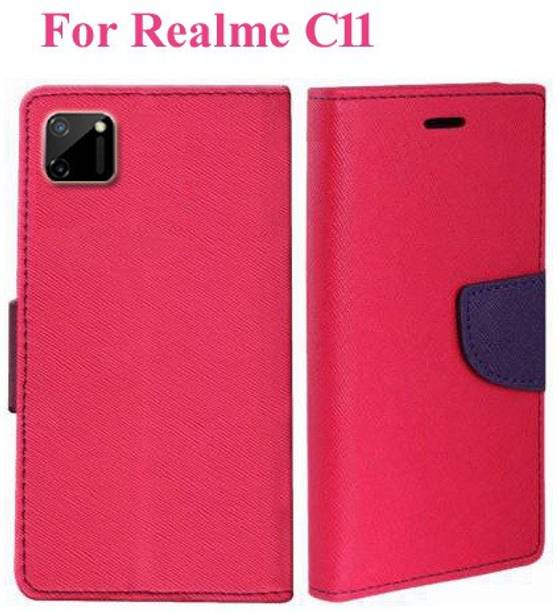 Wristlet Flip Cover for Realme C11