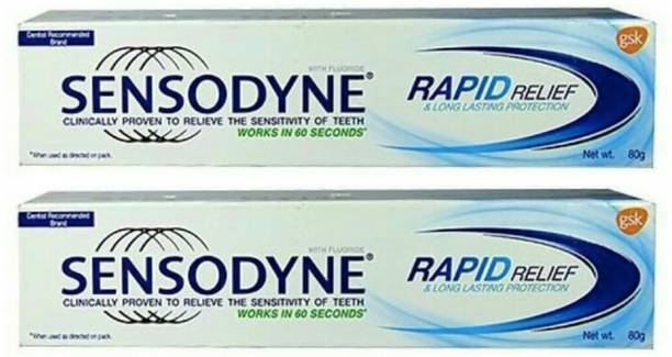 SENSODYNE Rapid Relief 80gm Each Toothpaste