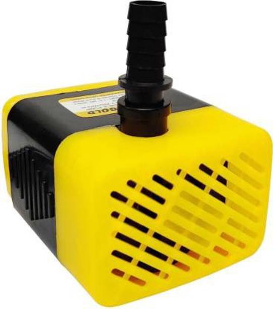 Hari Om YELLOW 04 Heavy Duty Dynamically Balanced 18 Watt Multipurpose Water Cooler Pump Used For Aquarium, Desert Air Cooler, Fountain Submersible Water Pump (0.05HP) Submersible Water Pump