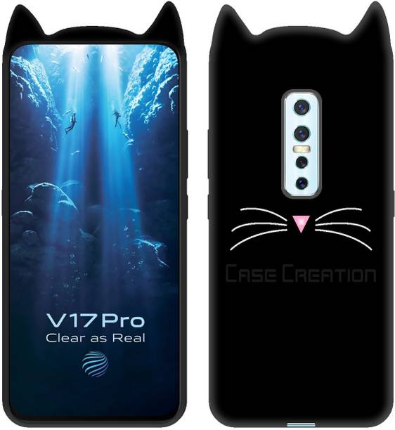 CASE CREATION Back Cover for Vivo V17 Pro (6.44 inch) Cat Designer Case Cover Girly Soft