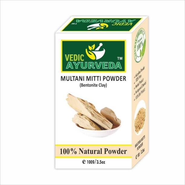 VEDICAYURVEDA Organic Natural and Pure Multani Mitti - Face Pack