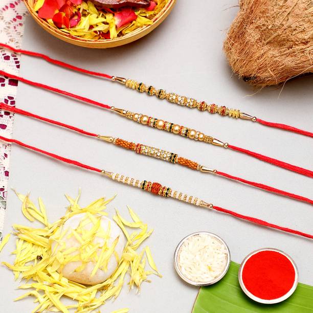 Flipkart SmartBuy Designer D1151_FSB Assorted Chawal Roli Pack, Rakhi  Set