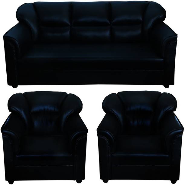 Leather Sofas At Amazing S On Flipkart Leather Sofas, Elegant Black Leather Sofa Set
