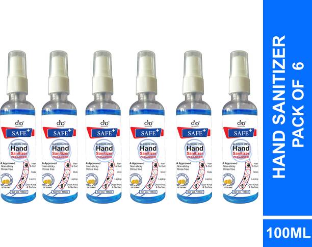 DNA Lifestyle Safe+  Cleanser Spray - 100ml Sanitizer Spray Bottle