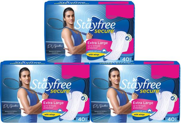 STAYFREE Secure Cottony Sanitary Pad