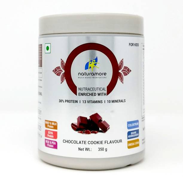 Naturamore for Kids (3 to 18 years) , 30% Protein ,Brahmi , Ashwagandha, Omega 3DHA