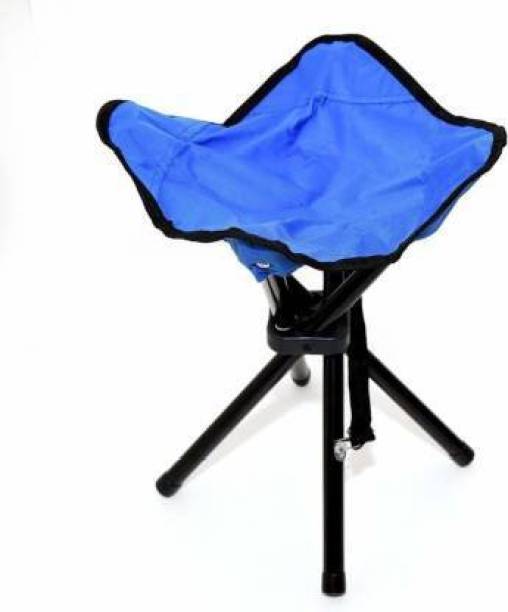 Premsakhi Portable Folding Tripod Metal Chair Camping and Travelling Fishing Stool Stool